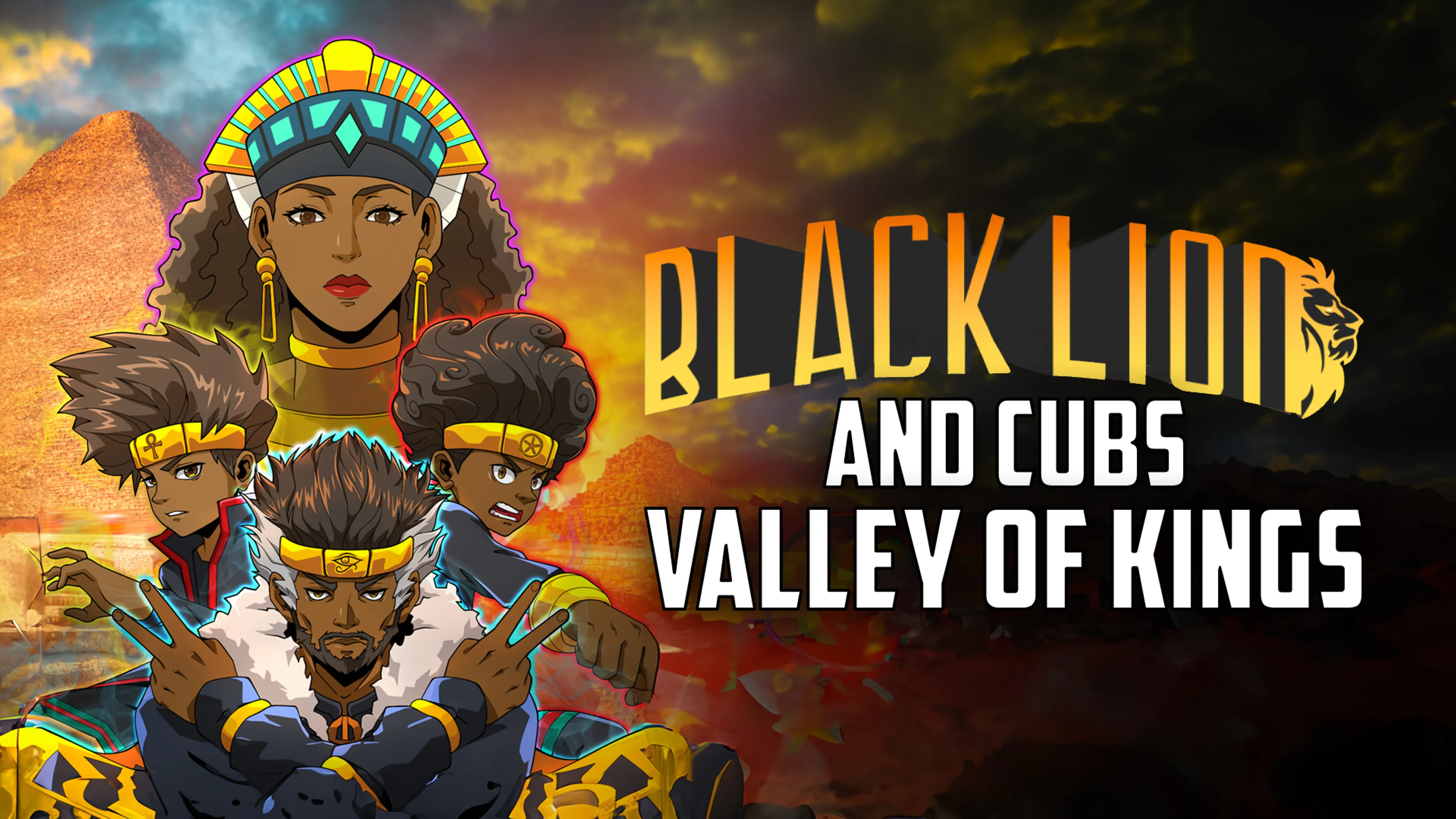 Black Lion and Cubs: Valley of Kings poster